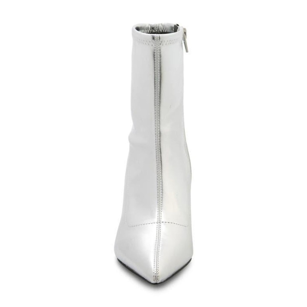 ABOUND Women's Erinn Silver Ankle Boot Kitten Heel Shoes Size 7.5 NEW - Picture 3 of 9
